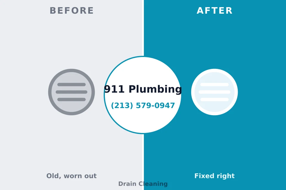 Before and after: plumbing repair Gretna, VA